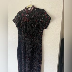 Incredible beaded and detailed Chinese dress